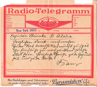 Radio-Telegramm